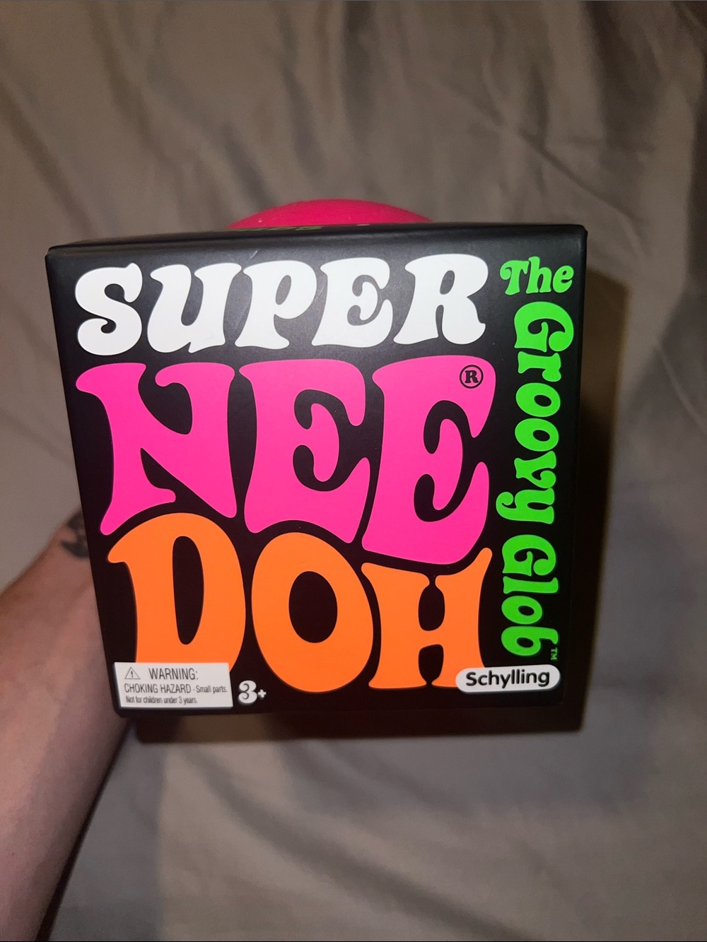 **AUTHENTIC** Super NeeDoh Groovy Glob Sensory Toy - Pink